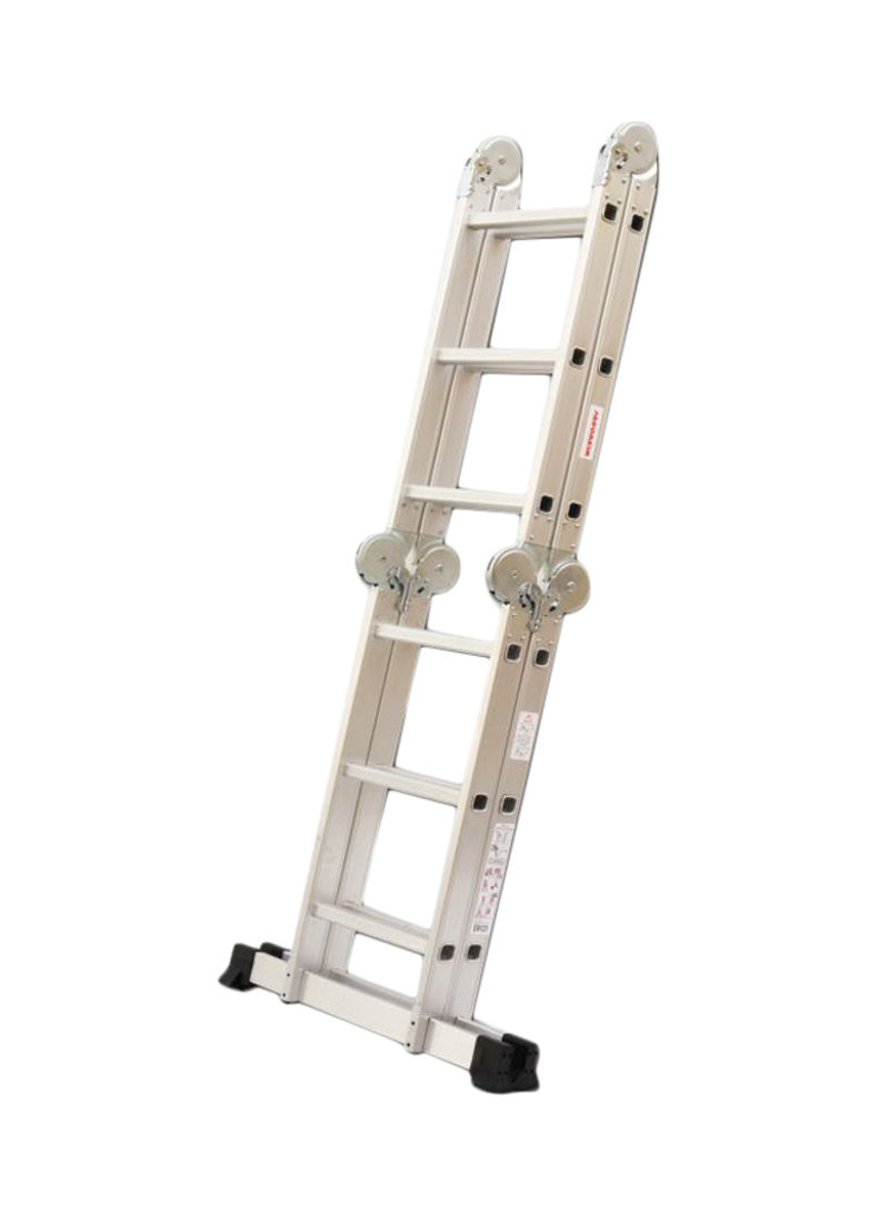 Multipurpose Steps Ladder Silver/Black 4 X 4meter