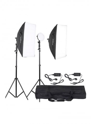 Photography Studio Lighting Kit Black
