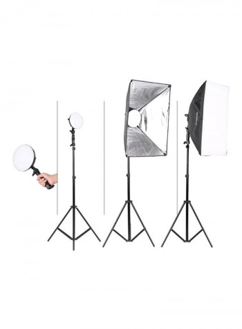 Photography Studio Lighting Kit Black