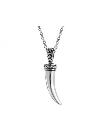 925 Sterling Silver Braided Pendant