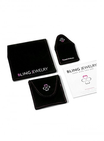 925 Sterling Silver Braided Pendant