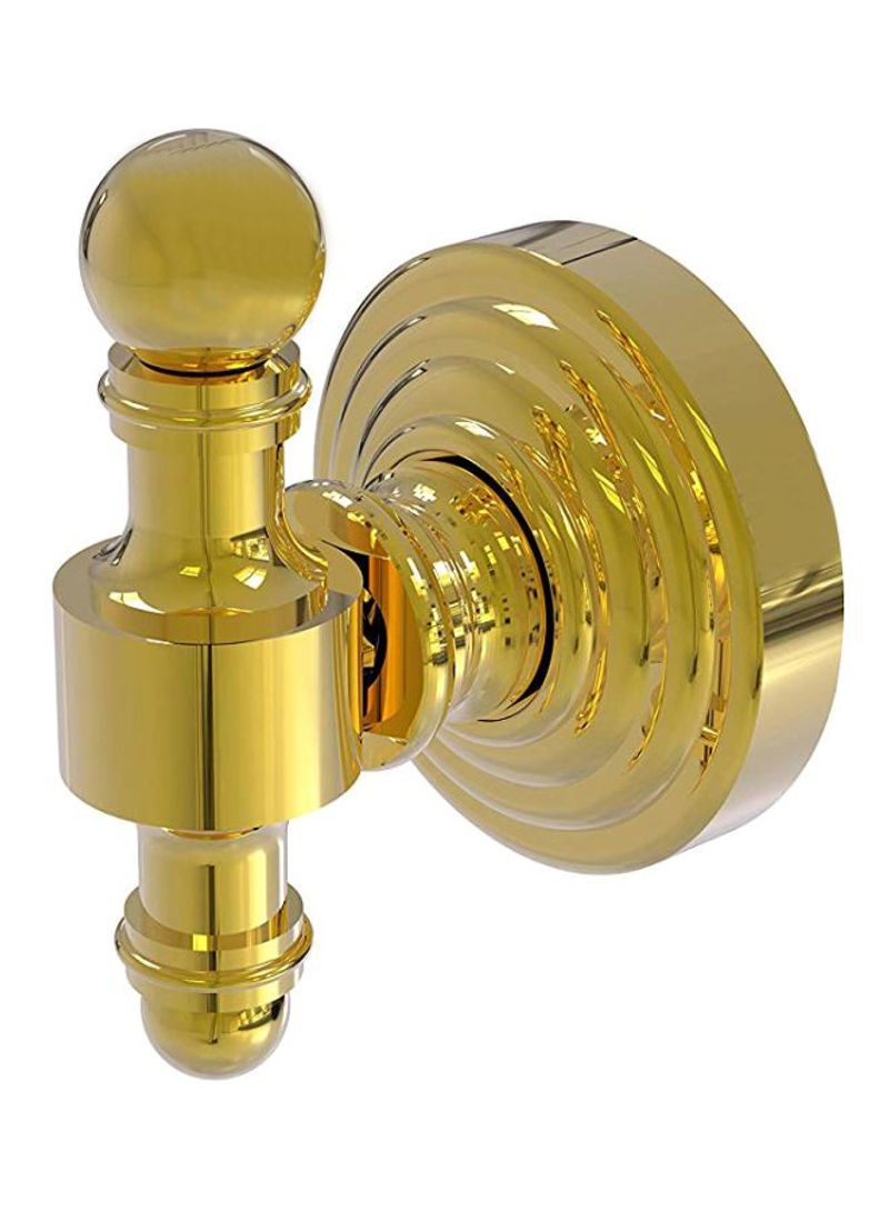 Wave Collection Robe Hook Gold 2x2.2x2.5inch