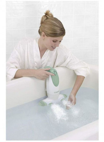 Dual Jet Bath Spa White/Green
