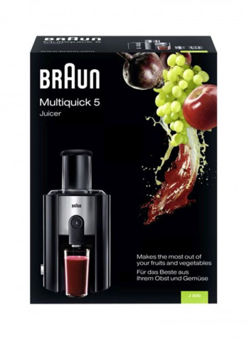 Juice Extractor 900W 900 W J500 Black/Silver