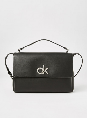Logo Monogram Crossbody Bag Ck Black