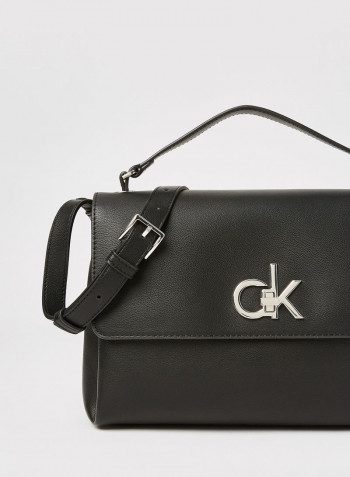 Logo Monogram Crossbody Bag Ck Black