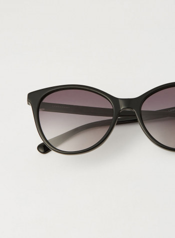Women's Full Rim Acetate Modified Rectangle Sunglasses - Lens Size: 54 mm