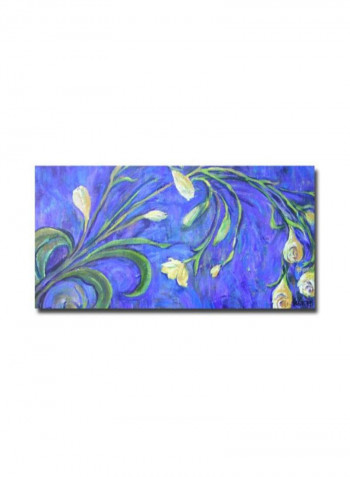 Yellow Tulips Canvas Wall Art Multicolour 16 x 32inch