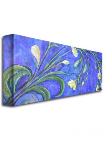 Yellow Tulips Canvas Wall Art Multicolour 16 x 32inch