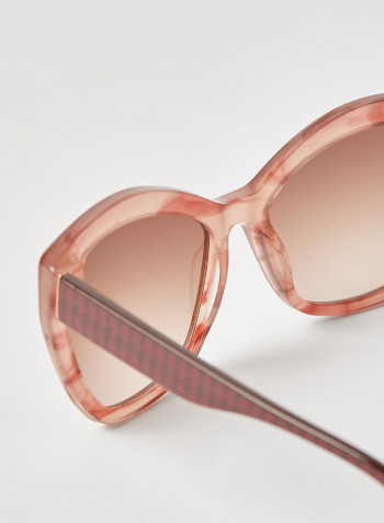Women's Full Rim Acetate Cat Eye Sunglasses - Lens Size: 56 mm