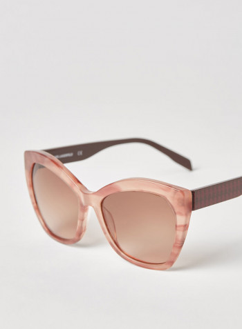 Women's Full Rim Acetate Cat Eye Sunglasses - Lens Size: 56 mm