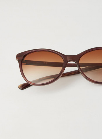 Women's Full Rim Acetate Modified Rectangle Sunglasses - Lens Size: 54 mm