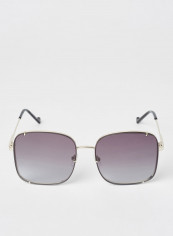 Women's Full Rim Metal Square Sunglasses - Lens Size: 58 mm reviews Women's Full Rim Metal Square Sunglasses - Lens Size: 58 mm