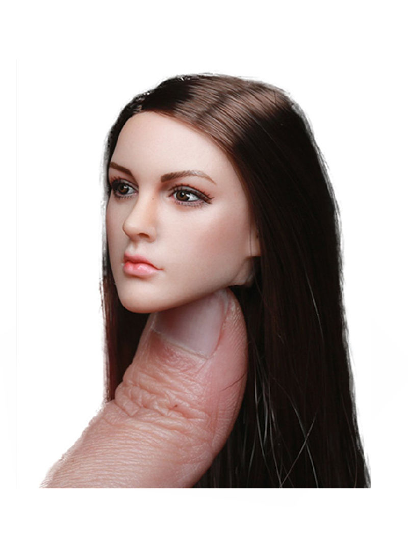 Head Sculpt With Hair For 12 Inch Female Body