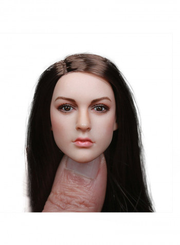 Head Sculpt With Hair For 12 Inch Female Body