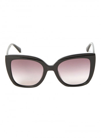 Women's Full Rim Acetate Modified Rectangle Sunglasses - Lens Size: 53 mm