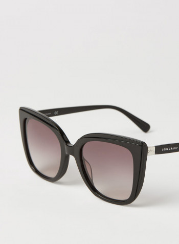Women's Full Rim Acetate Modified Rectangle Sunglasses - Lens Size: 53 mm