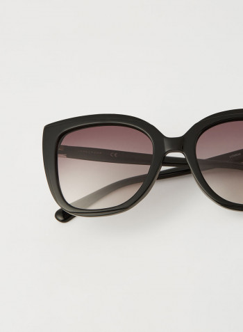 Women's Full Rim Acetate Modified Rectangle Sunglasses - Lens Size: 53 mm