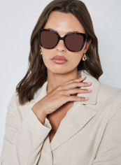 Women's Full Rim Acetate Modified Rectangle Sunglasses - Lens Size: 53 mm reviews Women's Full Rim Acetate Modified Rectangle Sunglasses - Lens Size: 53 mm