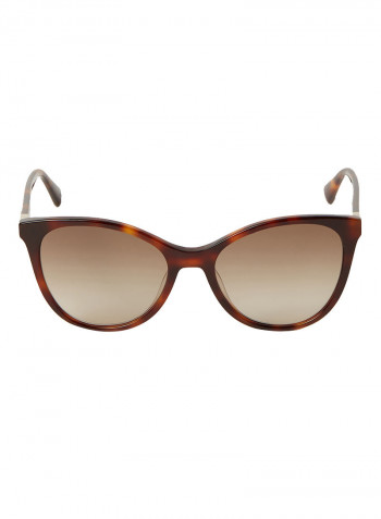 Women's Full Rim Acetate Modified Rectangle Sunglasses - Lens Size: 54 mm