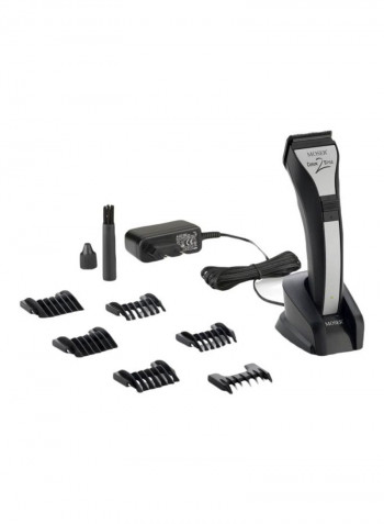 Chrom2style Professional Cordless Hair Clipper Black/Silver