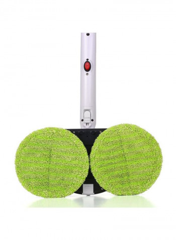 Electric Handheld Swivel Mop Green/White