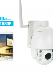 1080P HD PTZ Wi-Fi PTZ Wireless 2.8-12mm Auto Focus Colorful Night Vision Outdoor IP CCTV Camera