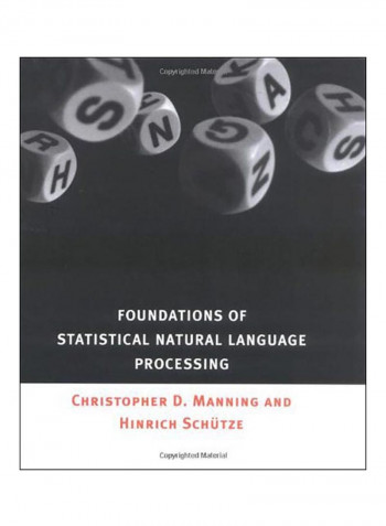 Foundations Of Statistical Natural Language Processing Hardcover