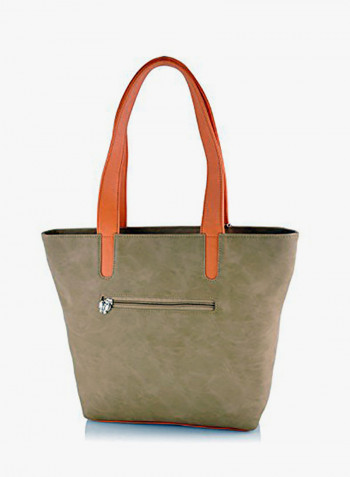 Polyester Blend Shoulder Bag Orange