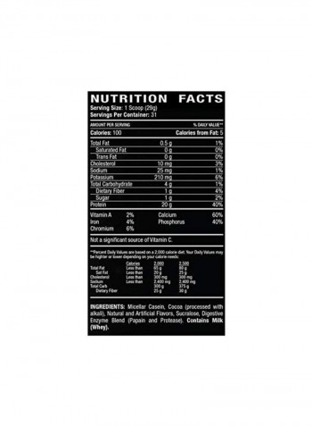 Casein Recovery Chocolate Dreams
