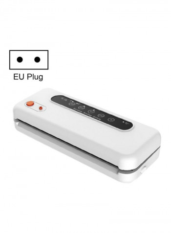 Portable Food Vacuum Sealer Machine White 40x15x7centimeter