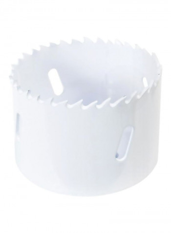 9-Piece Plumbers Hole Saw Set With Carry Case White/Black/Silver 19, 22, 29, 38, 44, 57millimeter
