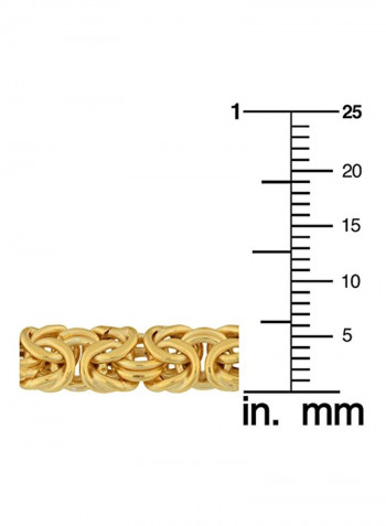 Gold Plated Byzantine Bracelet
