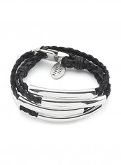 Silver Plated Leather Braided Wrap Bracelet reviews Silver Plated Leather Braided Wrap Bracelet