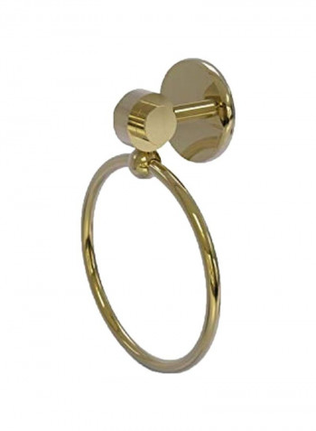 Brass Towel Ring Gold 6x3.5x7.5inch