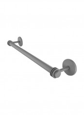 Satellite Orbit Two Dotted Detail Towel Bar Matte Grey 24inch