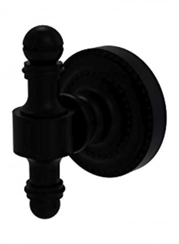 Retro Dot Collection Robe Hook Black 2x2.2x2.5inch