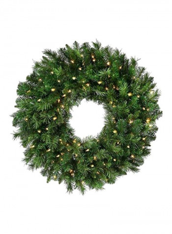 New Zealand Pine Wreath Green/Gold 30inch