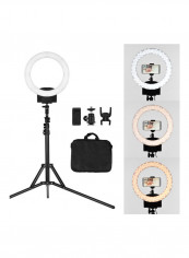 Professional LED Ring Light for Photography Black