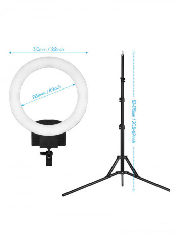 Professional LED Ring Light for Photography Black