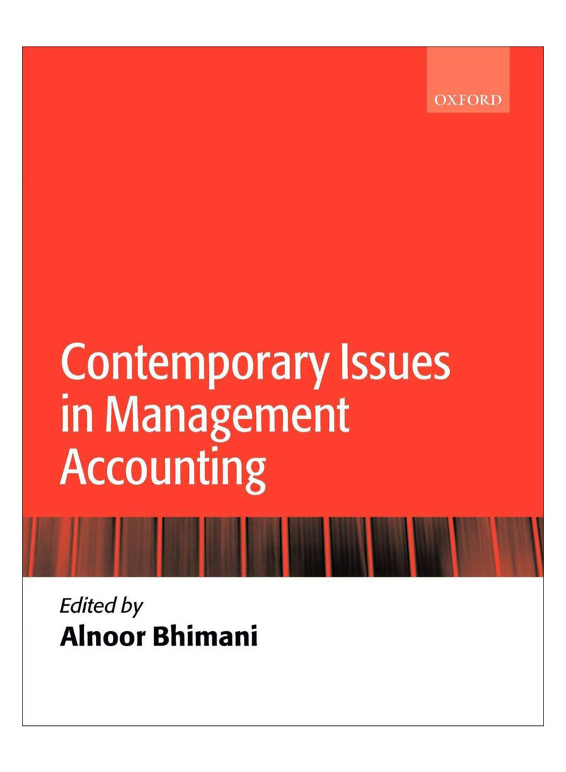 Contemporary Issues In Management Accounting Paperback