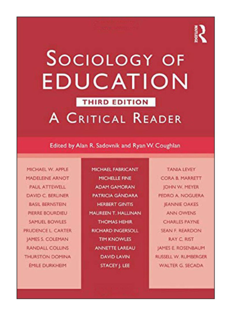 Sociology Of Education Paperback 3rd Edition