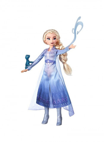 3-Piece Elsa Fashion Doll With Pabbie And Salamander Figure Set 35.56cm
