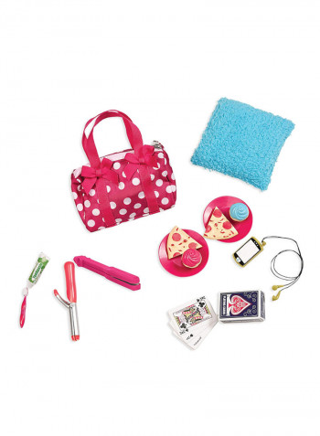 Sleepover Set with Sleeping Bag For Dolls