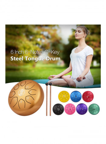 8-Notes Steel Tongue Drum Set