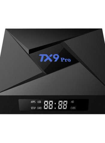 TX9 Pro Android HD Media Player Set Top Box V3487 Black