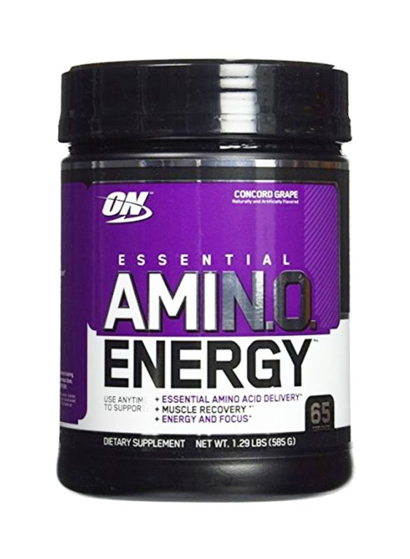 Essential Amino Energy Pre-Workout - Concord Grape - 65 Servings