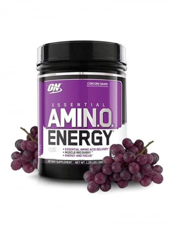 Essential Amino Energy Pre-Workout - Concord Grape - 65 Servings