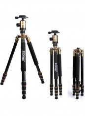 Magnesium-Aluminum Alloy Live Camera Tripod Stand Black/Gold