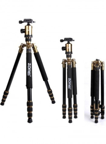 Magnesium-Aluminum Alloy Live Camera Tripod Stand Black/Gold